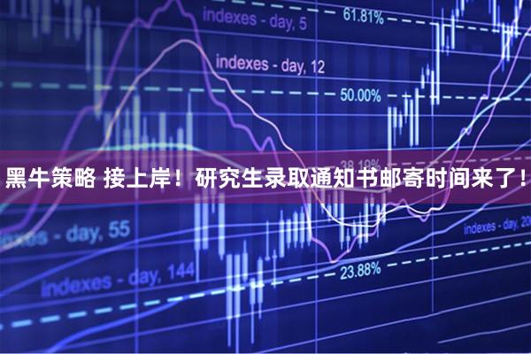 黑牛策略 接上岸!研究生录取通知书邮寄时间来了!